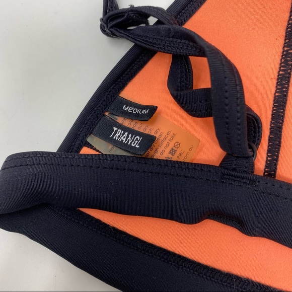 Triangl Green Orange Bikini Medium - Picture 2 of 6